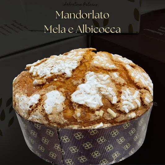 Panettone Artigianale Mandorlato Mela e Albicocca
