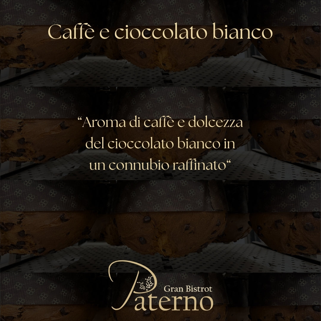 Panettone Artigianale Caffè e Cioccolato Bianco