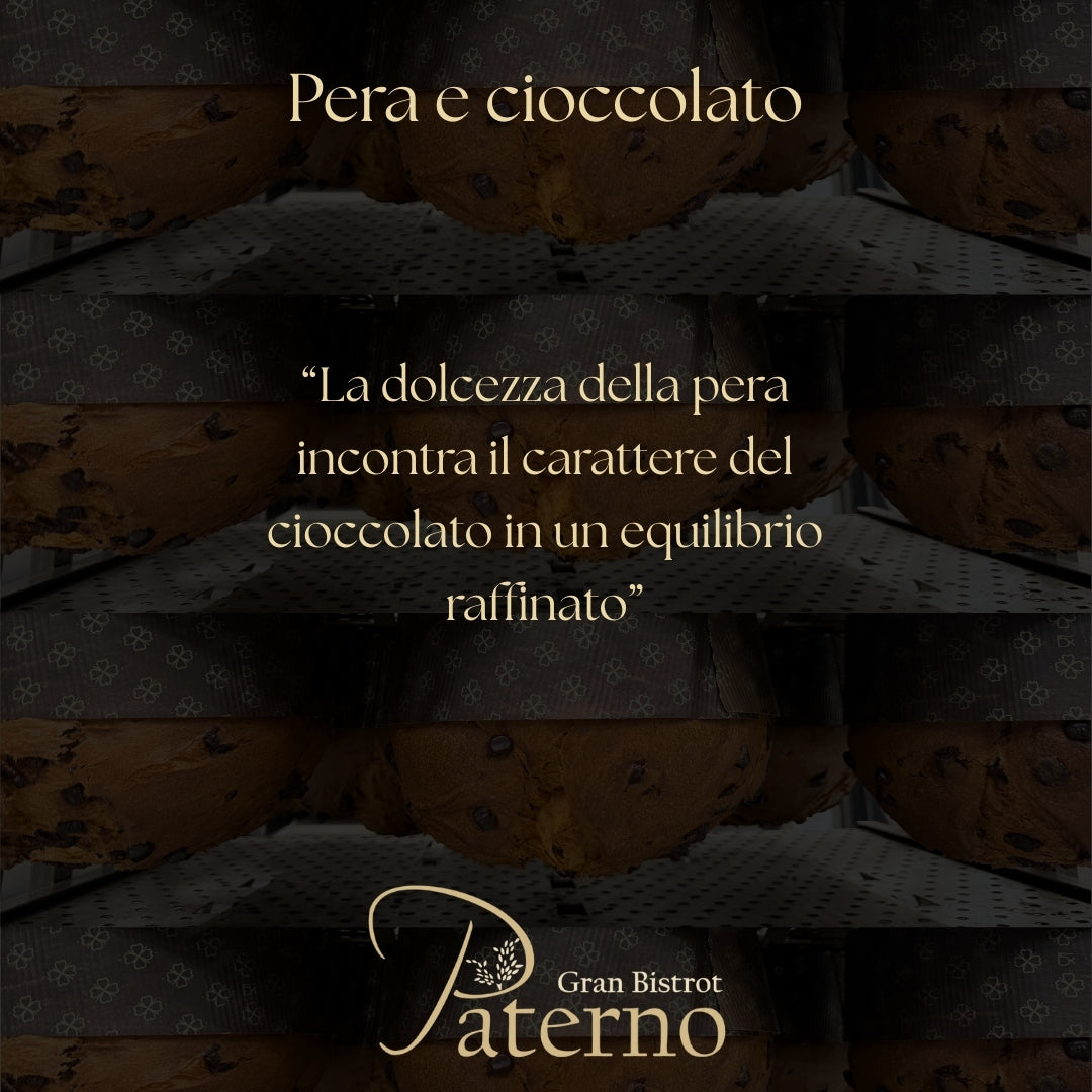 Panettone Artigianale Pera e Cioccolato