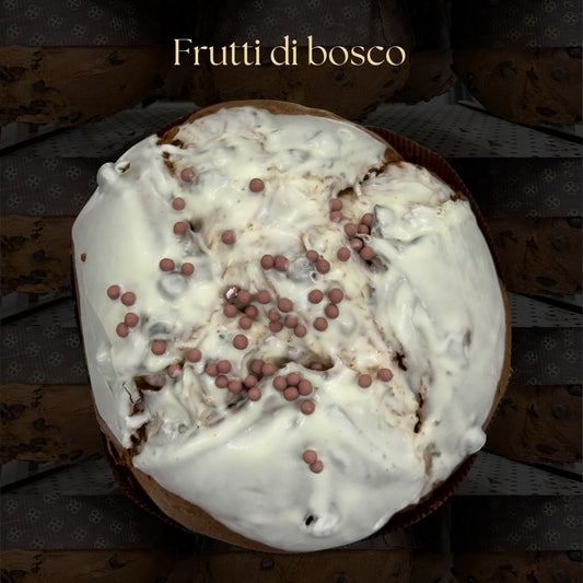 Panettone Artigianale Frutti di Bosco e Cioccolato Bianco