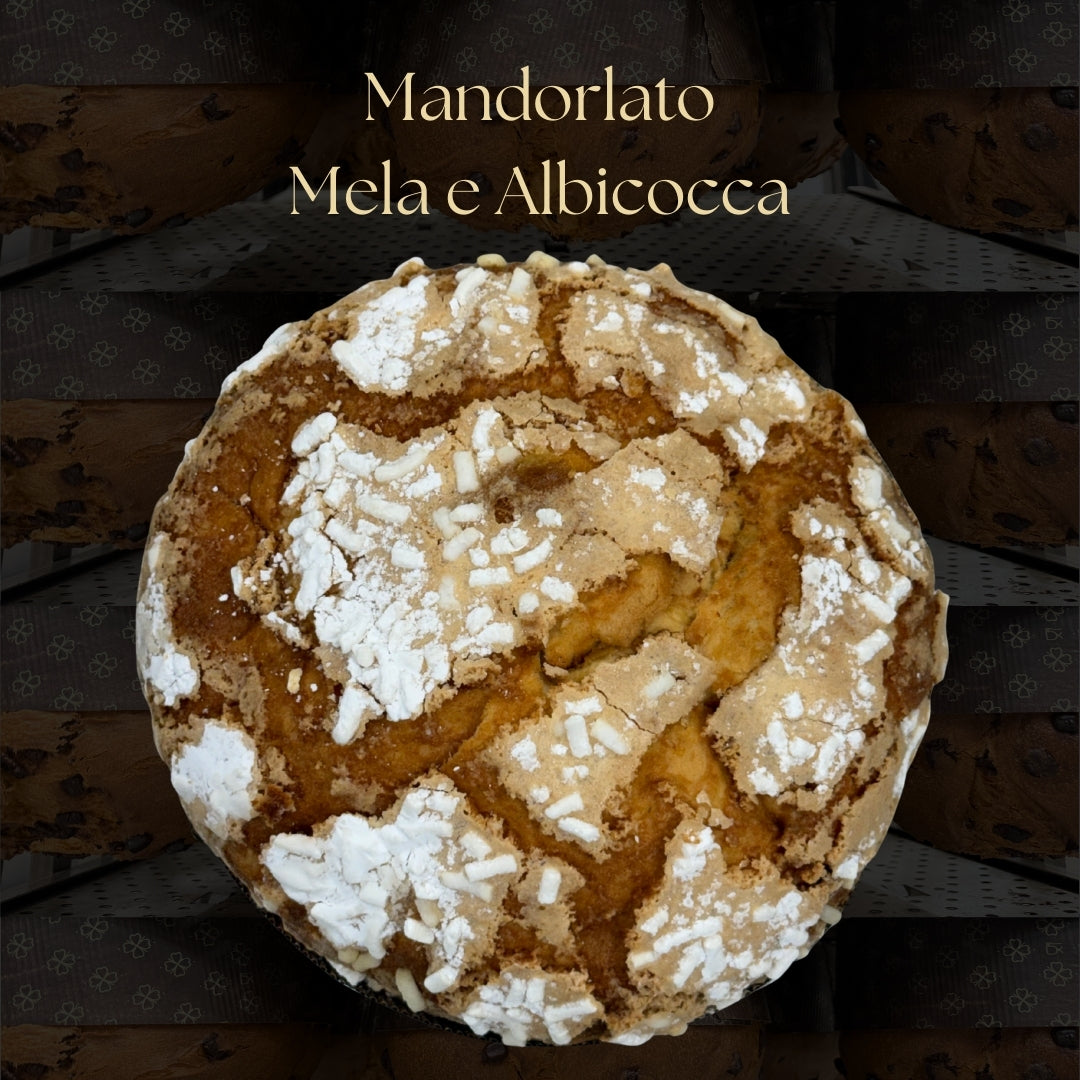 Panettone Artigianale Mandorlato Mela e Albicocca