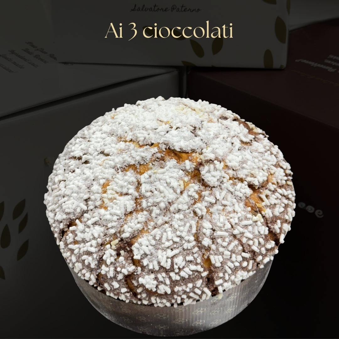 Panettone Artigianale ai Tre Cioccolati