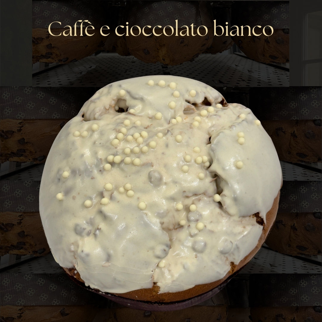 Panettone Artigianale Caffè e Cioccolato Bianco